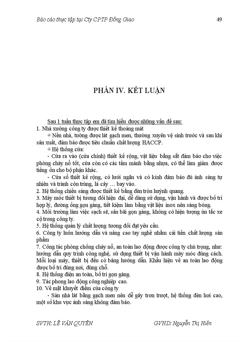image for page Báo cáo thực tập công nghệ chế biến sản phẩm công ty cổ phần thực phẩm xuất khẩu đồng giao