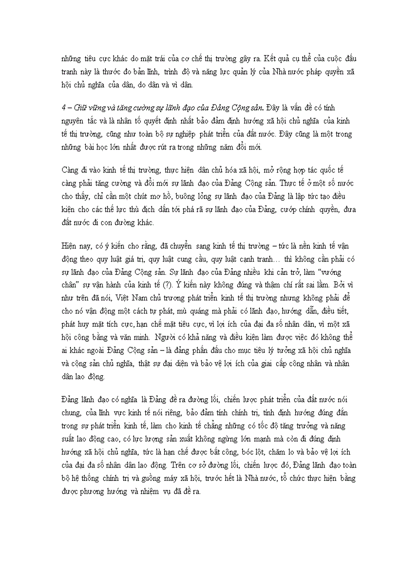 image for page Kinh tế thị trường định hướng xã hội chủ nghĩa Quan niệm và giải pháp phát triển