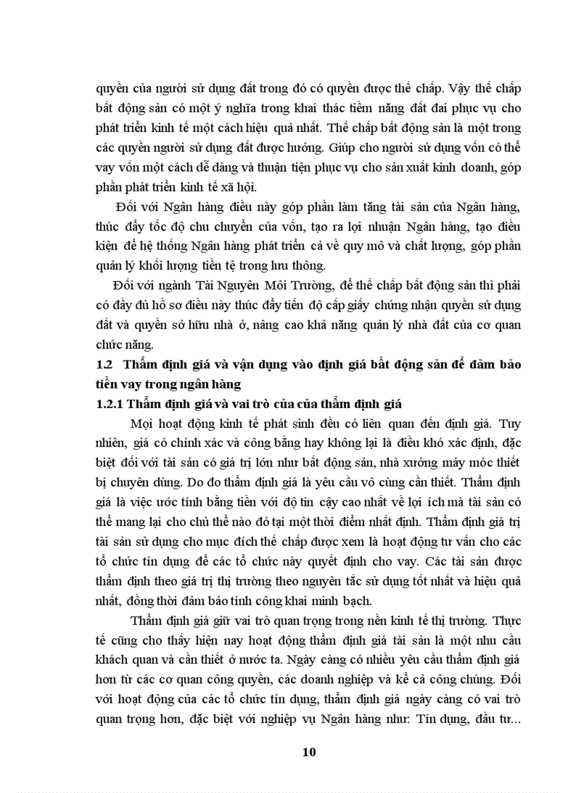 image for page Phương pháp thẩm định bất động sản đảm bảo tại ngân hàng TMCP Quân Đội