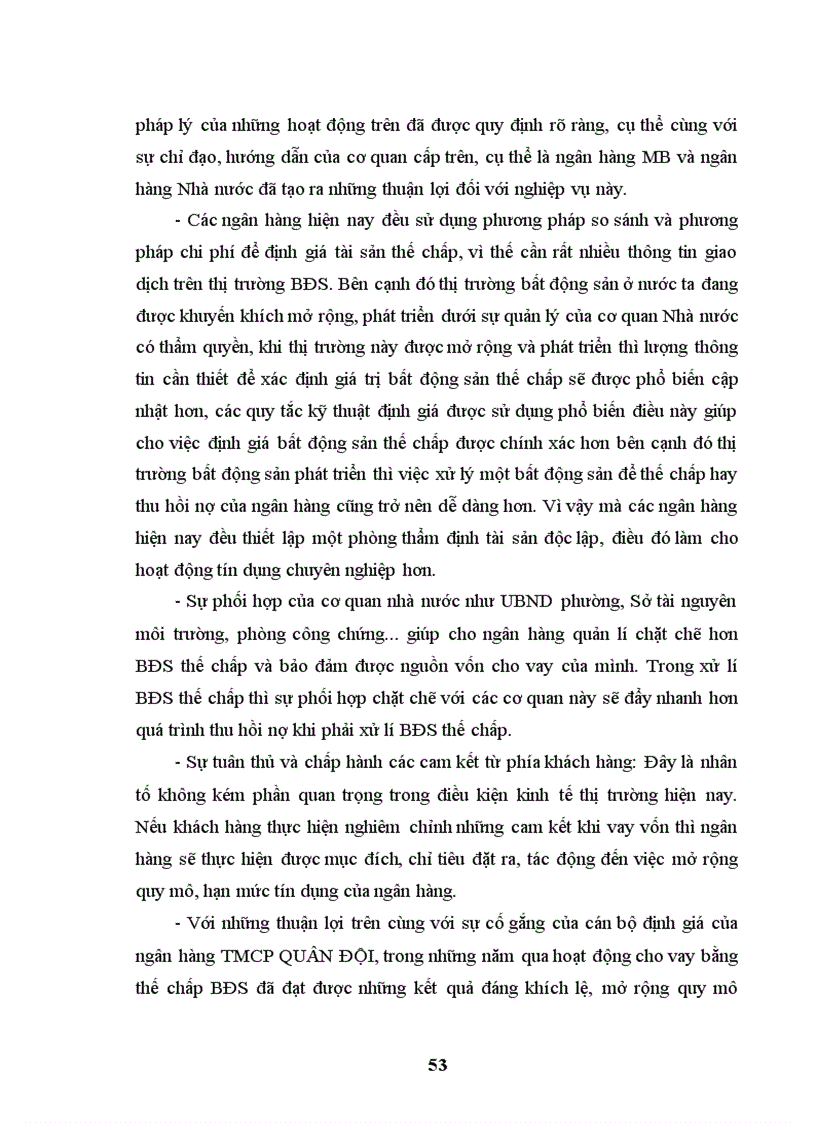 image for page Phương pháp thẩm định bất động sản đảm bảo tại ngân hàng TMCP Quân Đội