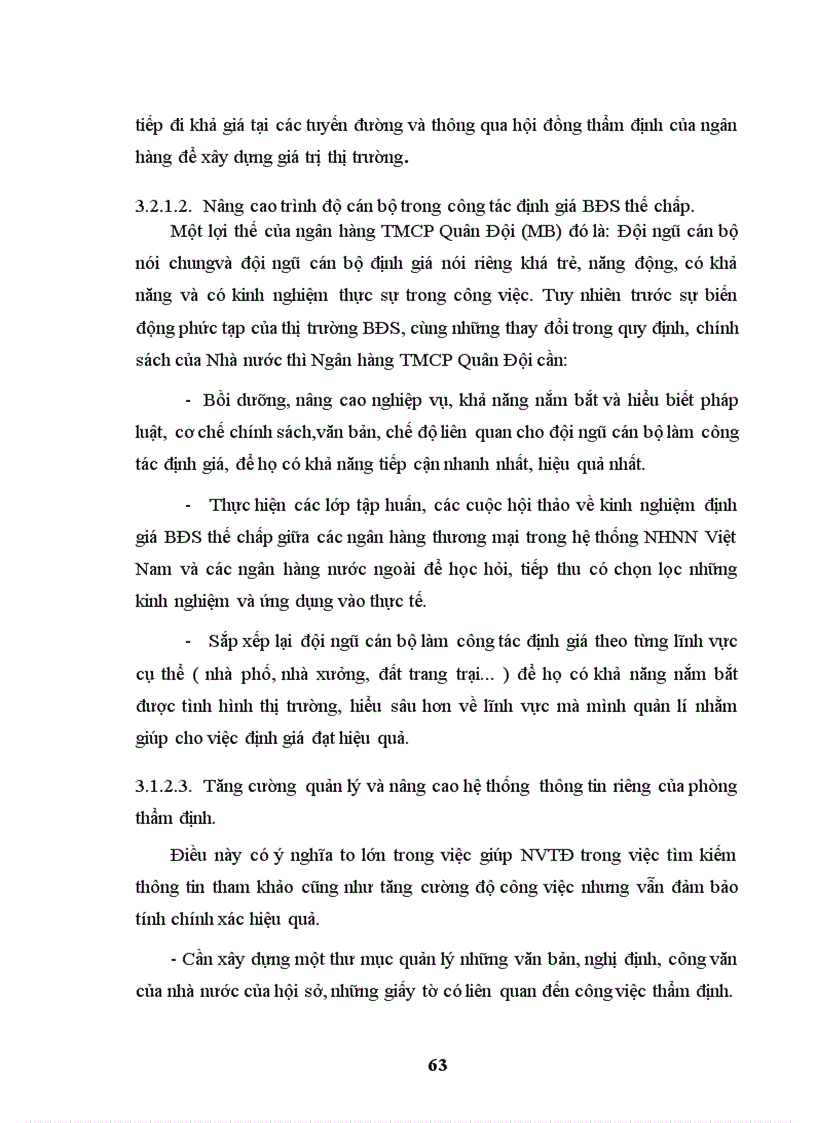 image for page Phương pháp thẩm định bất động sản đảm bảo tại ngân hàng TMCP Quân Đội