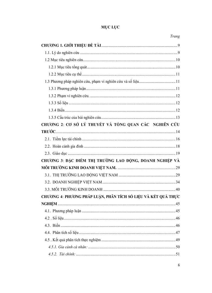 image for page Tác động của trình hộ học vấn tiềm lược tài chính và gia cảnh cá nhân đến quyết định lựa chọn nghề nghiệp Làm chủ hay làm thuê