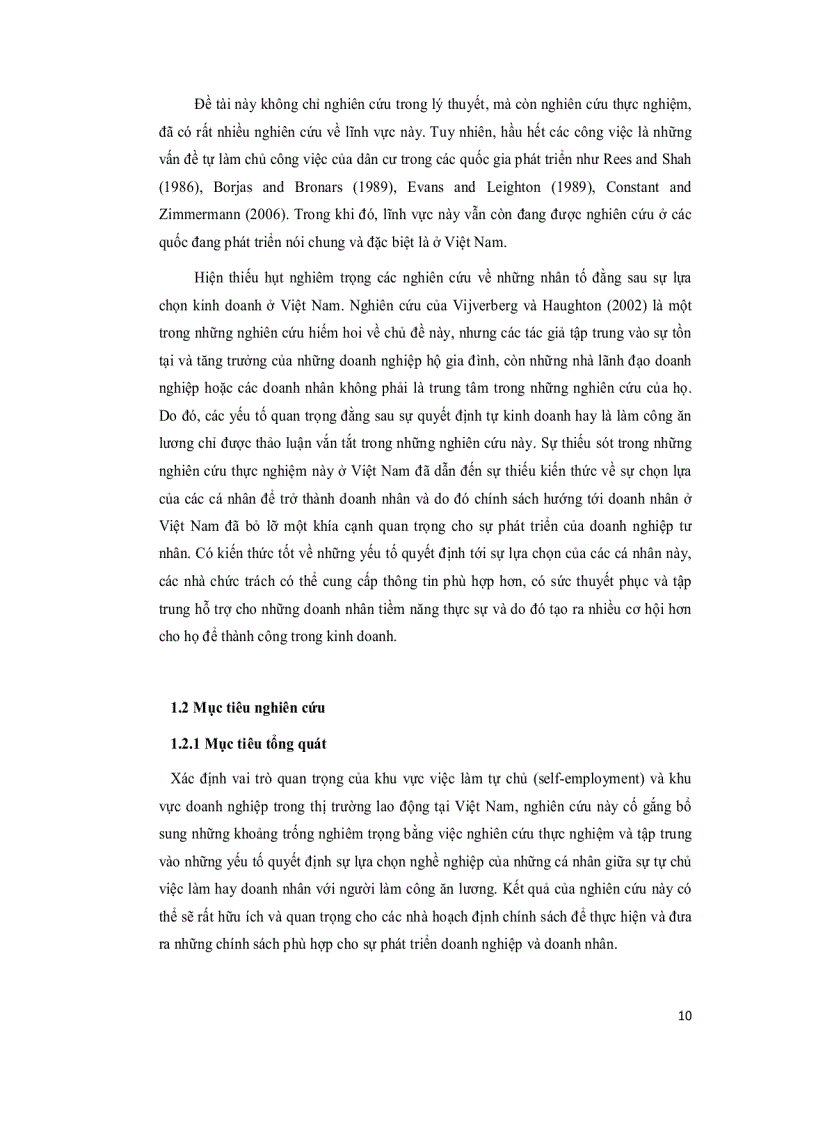 image for page Tác động của trình hộ học vấn tiềm lược tài chính và gia cảnh cá nhân đến quyết định lựa chọn nghề nghiệp Làm chủ hay làm thuê