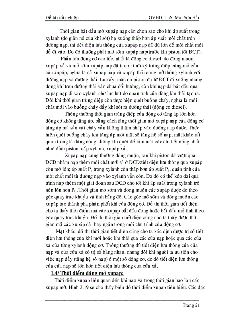 image for page Đồ án tốt nghiệp Phân tích đặc điểm cấu tạo vào nguyên lý hoạt động của hệ thống phân phối khí VVT I