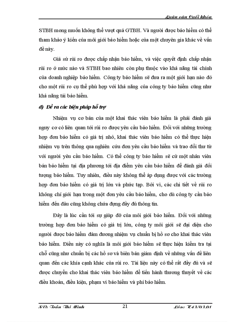image for page Hoạt động khai thác bảo hiểm cháy và các rủi ro đặc biệt tại công ty bảo minh thăng long