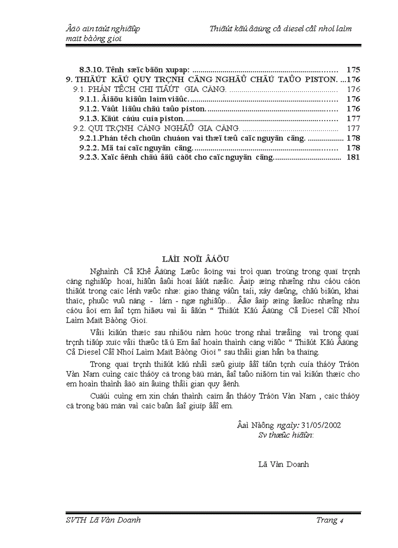 image for page Đồ án tốt nghiệp Thiết kế động cơ Diesel cỡ nhỏ làm mát bằng gió