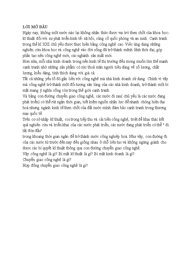 image for page Hợp đồng chuyển giao công nghệ trong thương mại quốc tế