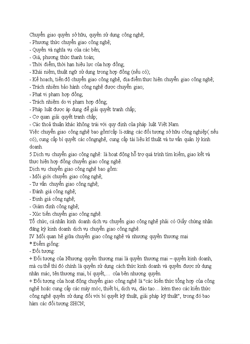 image for page Hợp đồng chuyển giao công nghệ trong thương mại quốc tế