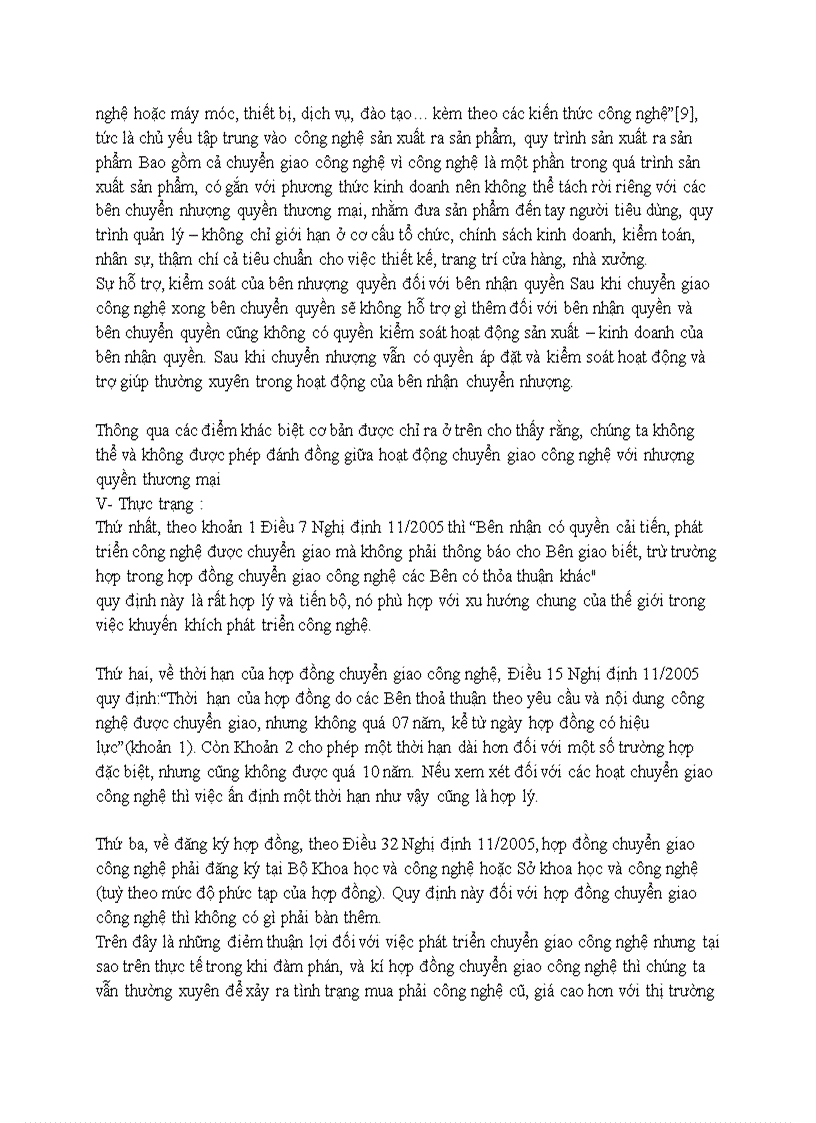image for page Hợp đồng chuyển giao công nghệ trong thương mại quốc tế