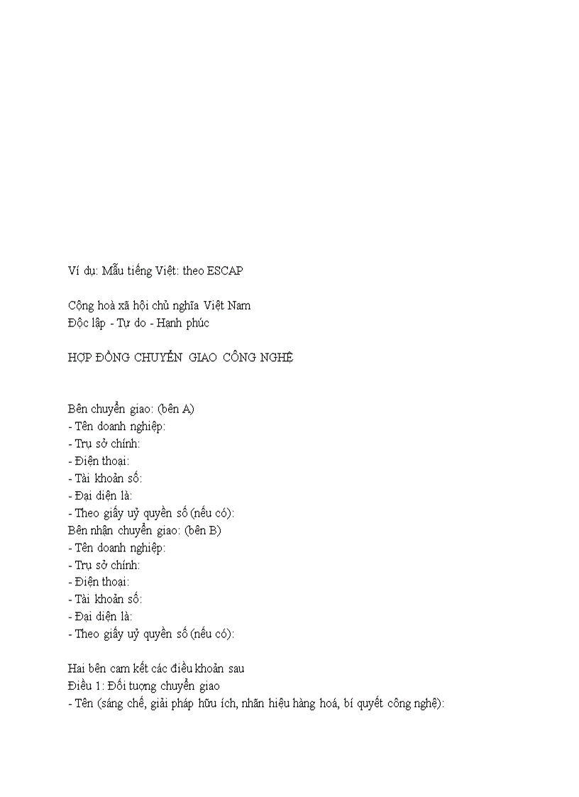 image for page Hợp đồng chuyển giao công nghệ trong thương mại quốc tế