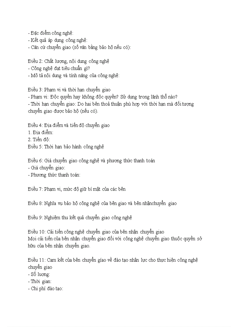 image for page Hợp đồng chuyển giao công nghệ trong thương mại quốc tế