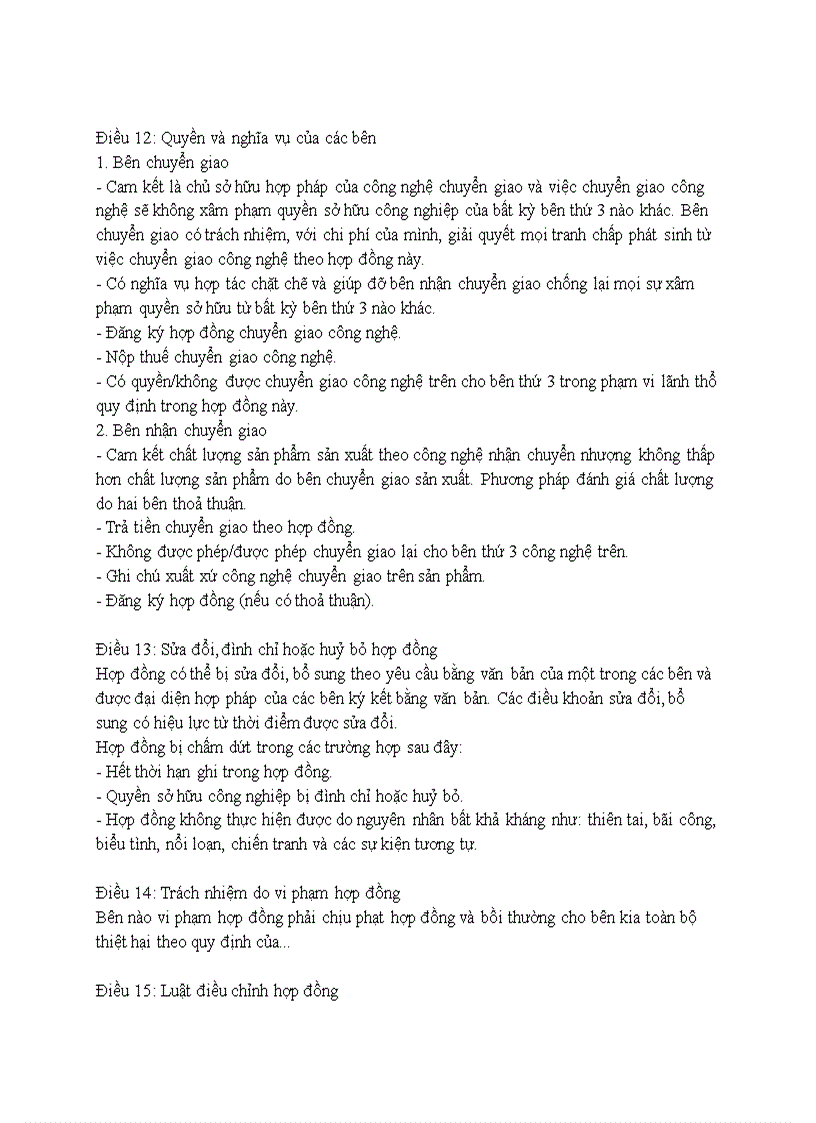 image for page Hợp đồng chuyển giao công nghệ trong thương mại quốc tế