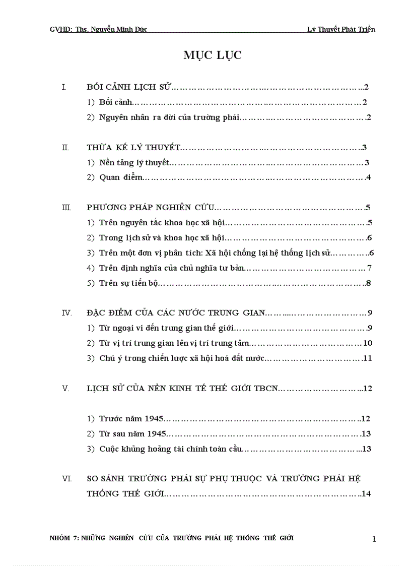 image for page Những nghiên cứu của trường phái hệ thống thế giới