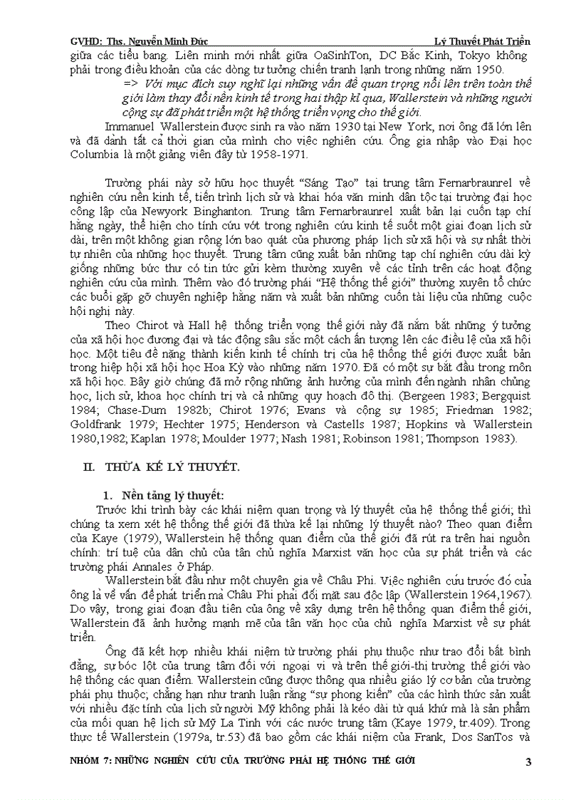 image for page Những nghiên cứu của trường phái hệ thống thế giới