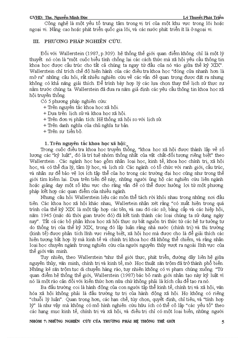 image for page Những nghiên cứu của trường phái hệ thống thế giới