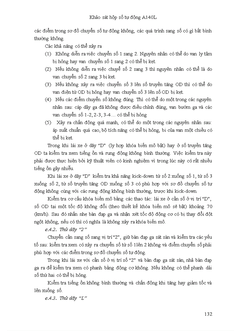 image for page Đồ án tốt nghiệp Khảo sát hộp số tự động A140