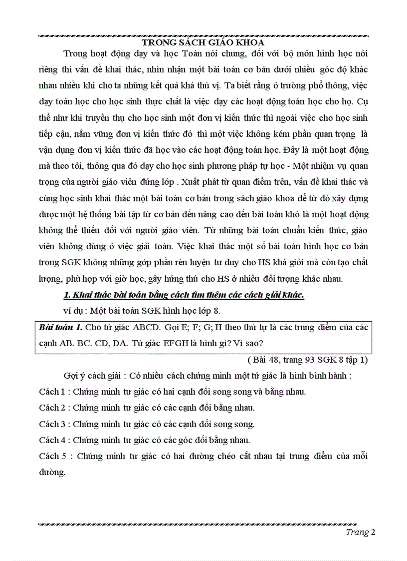 image for page Khai th ác các bài toán hình học cơ bản trong sách giáo khoa