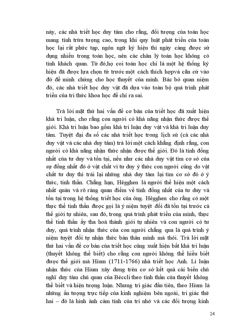 image for page Vấn đề cơ bản của triết học và các trường phái triết học trong lịch sử