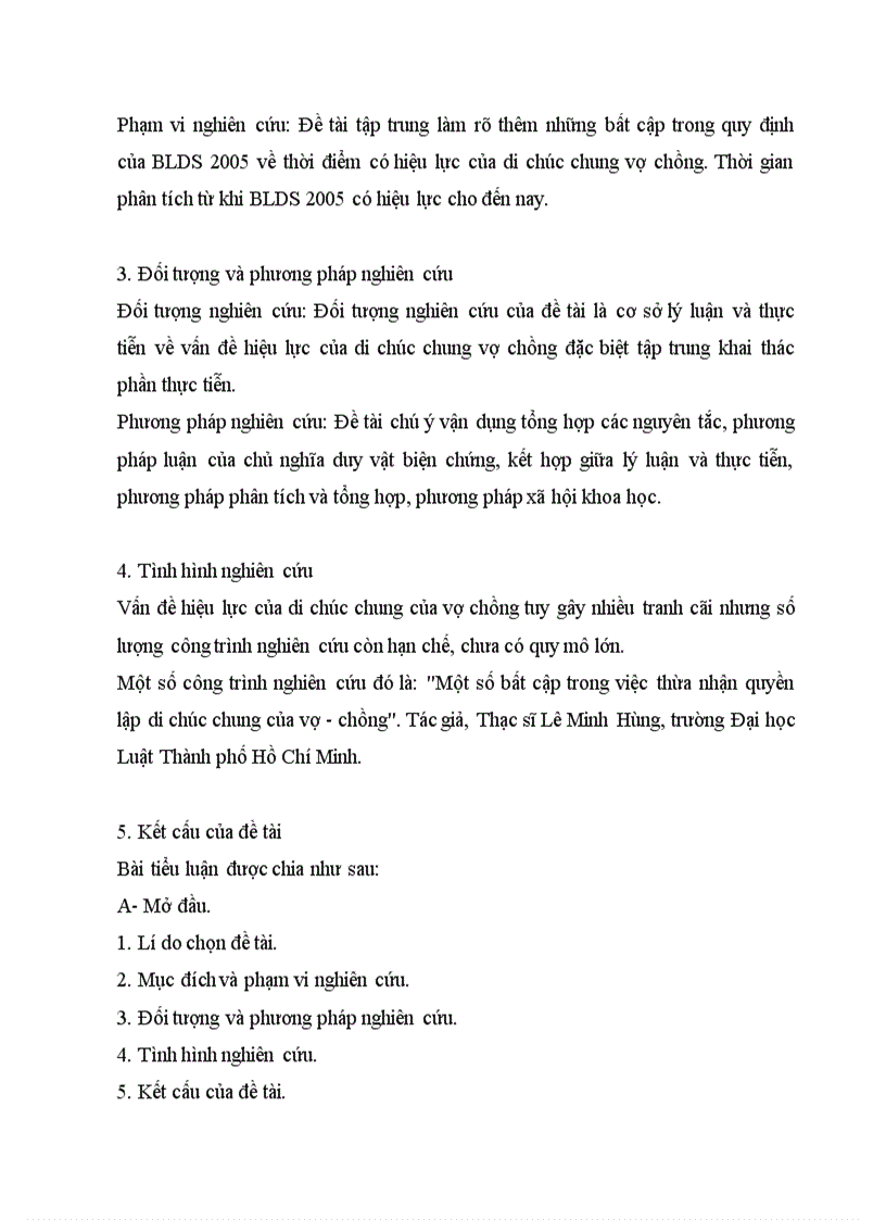 image for page Thời điểm có hiệu lực của di chúc chung vợ chồng