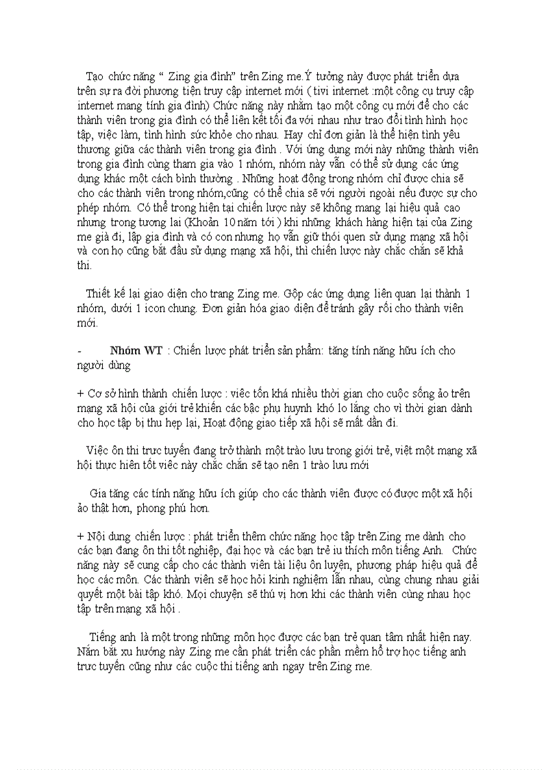 image for page Quản Trị Chiến Lược Chiến lược kinh doanh của VINAGAME