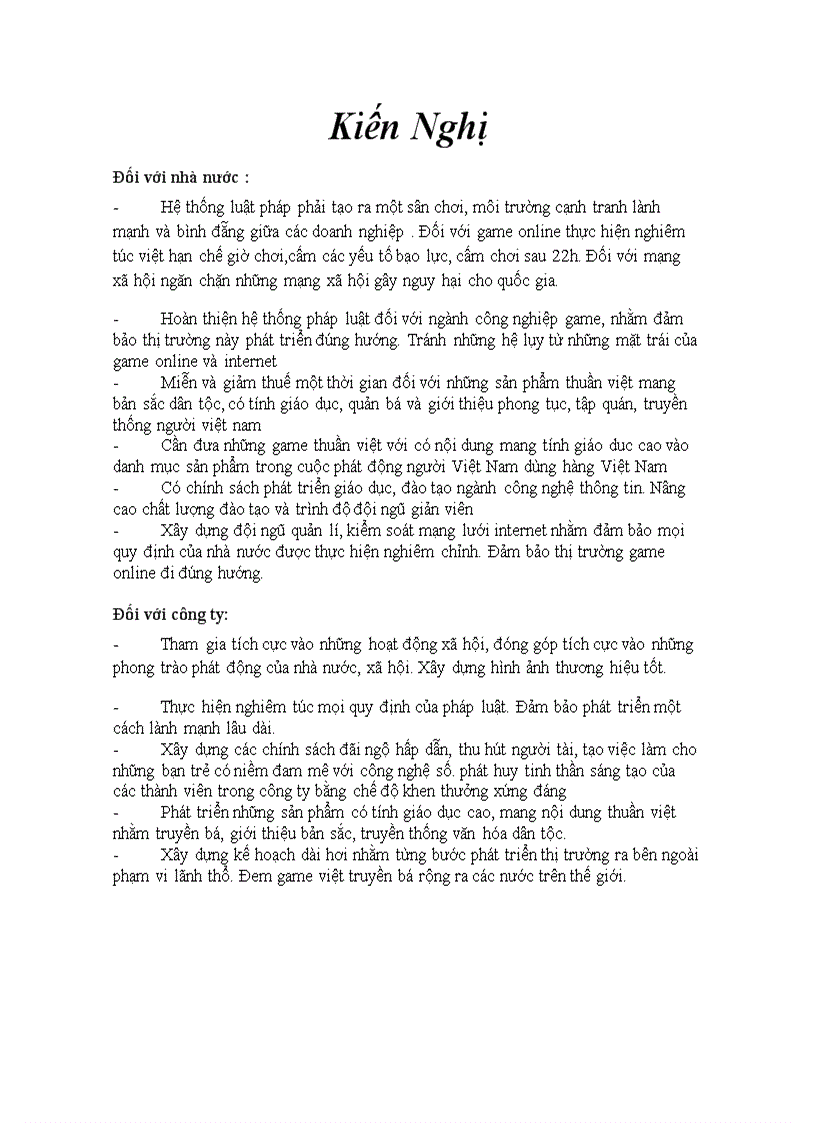 image for page Quản Trị Chiến Lược Chiến lược kinh doanh của VINAGAME