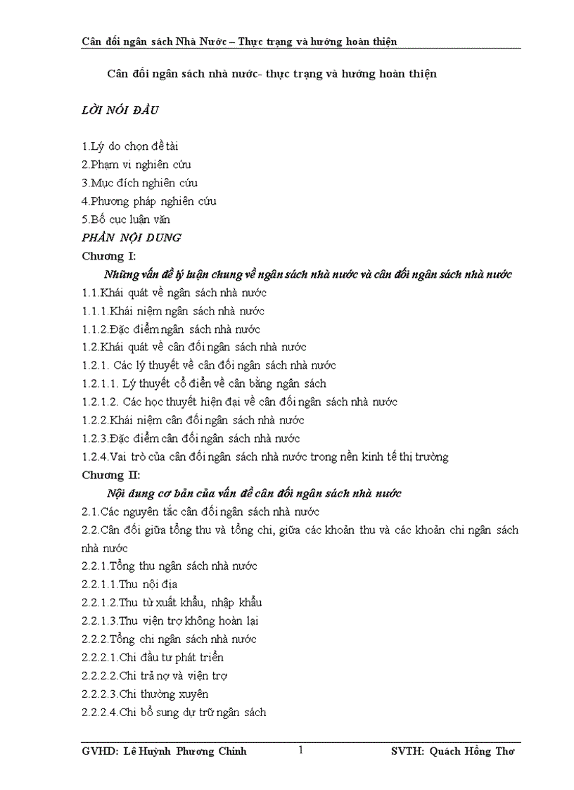 image for page Cân đối ngân sách nhà nước Thực trạng và hướng hoàn thiện