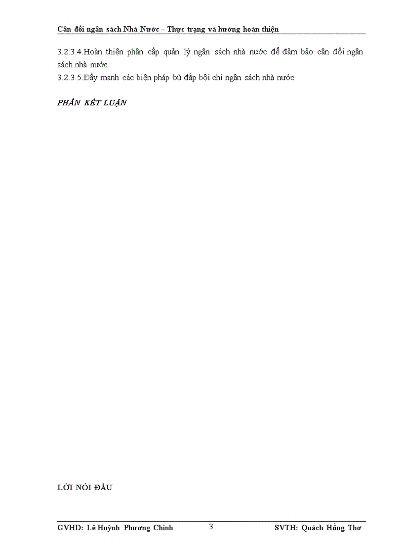 image for page Cân đối ngân sách nhà nước Thực trạng và hướng hoàn thiện