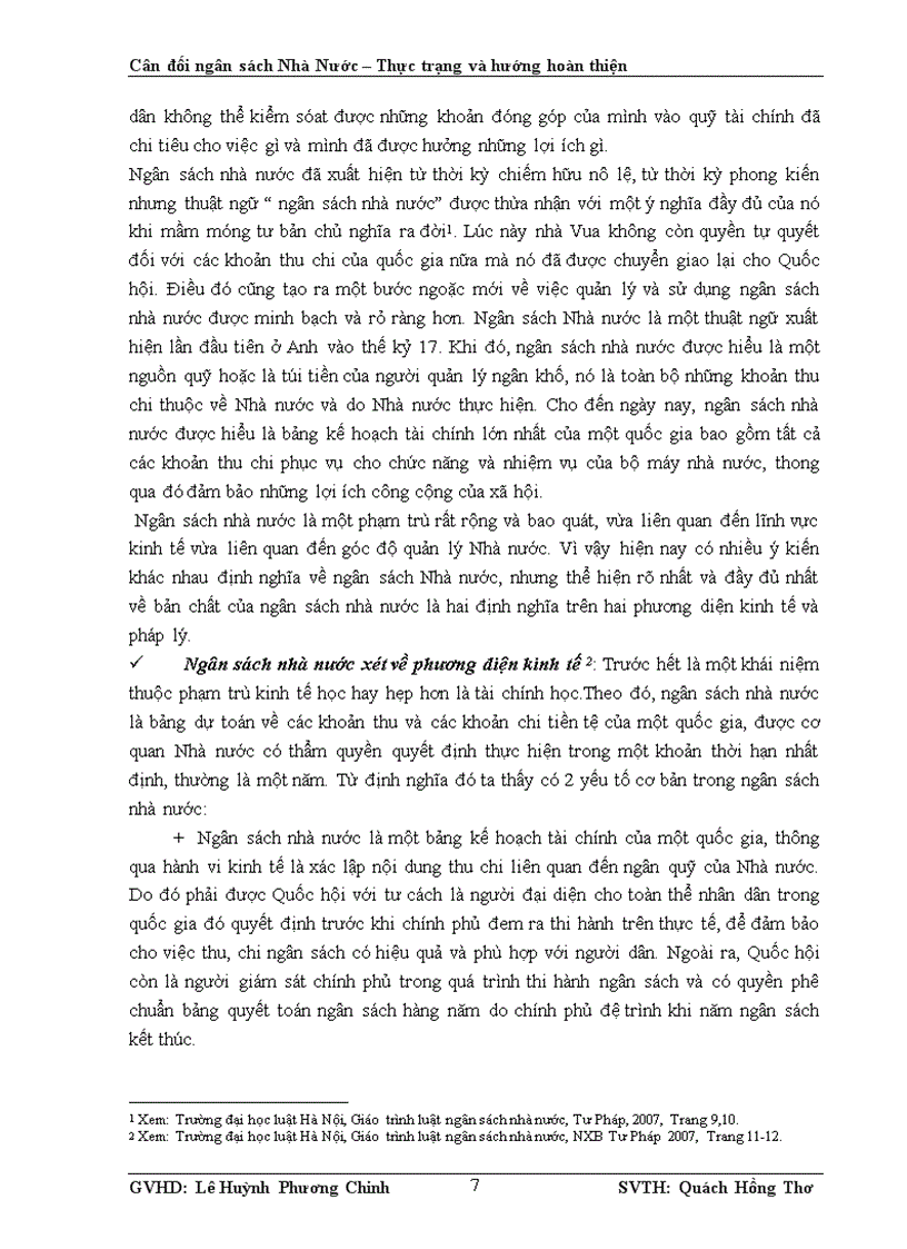 image for page Cân đối ngân sách nhà nước Thực trạng và hướng hoàn thiện