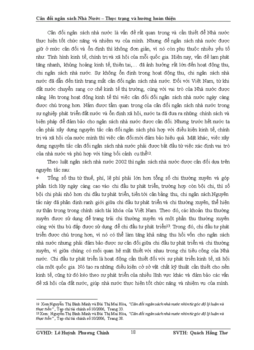 image for page Cân đối ngân sách nhà nước Thực trạng và hướng hoàn thiện