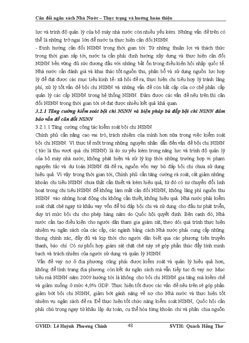 image for page Cân đối ngân sách nhà nước Thực trạng và hướng hoàn thiện