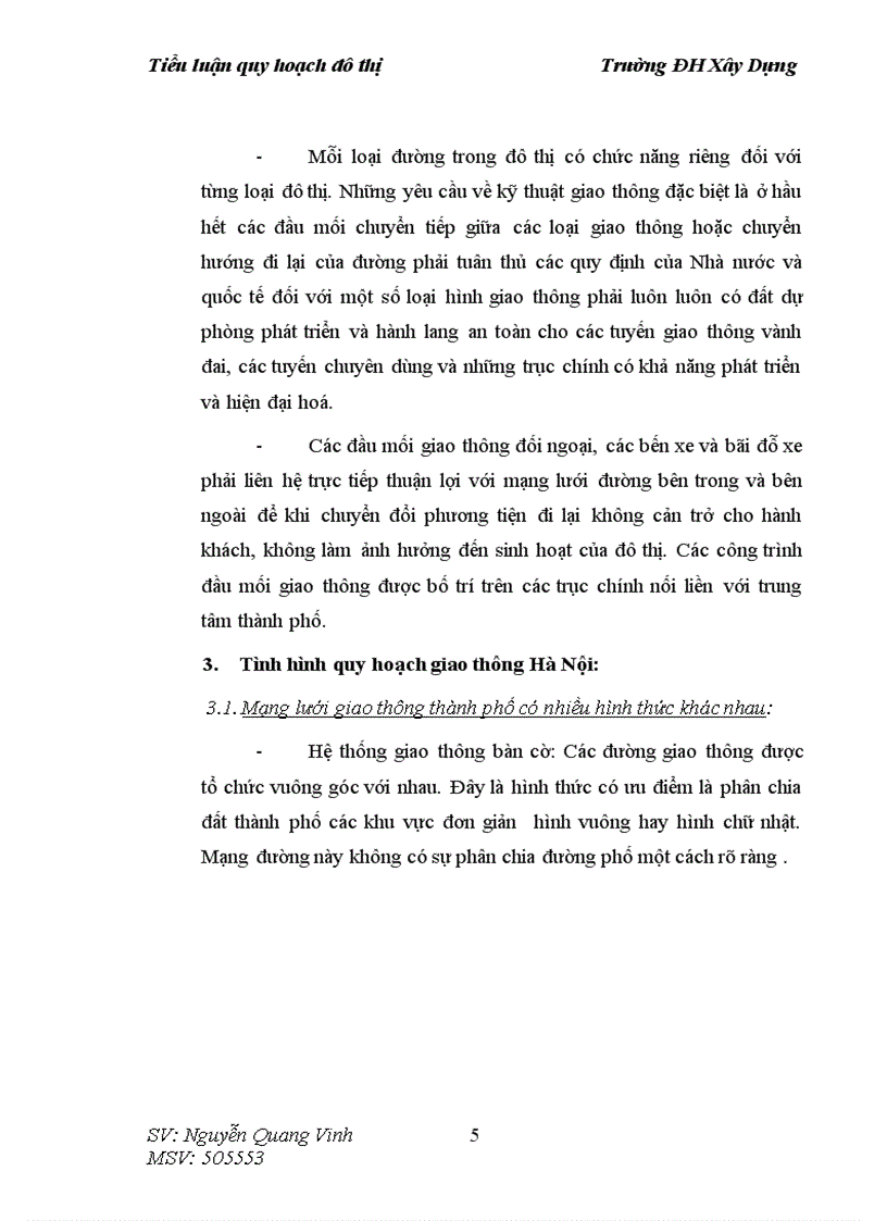 image for page Quy hoạch giao thông TP Hà Nội