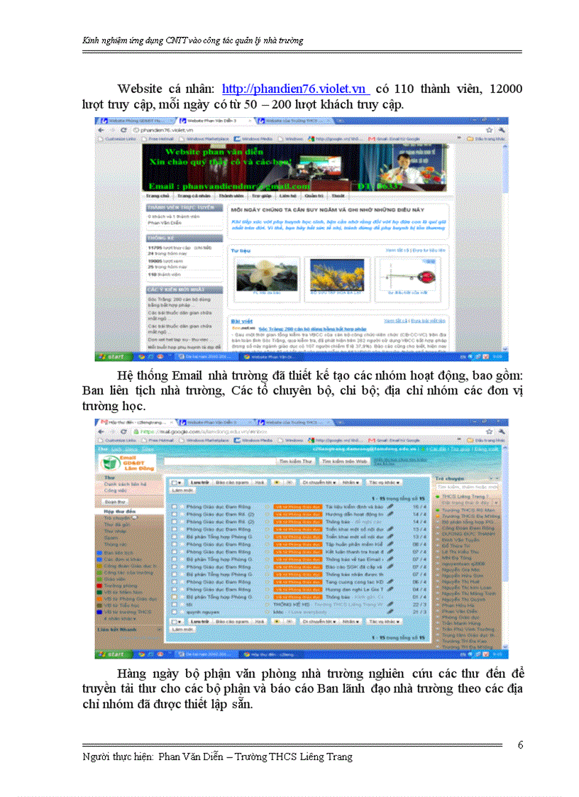 image for page Kinh nghiệm ứng dụng CNTT vào công tác quản lý nhà trường