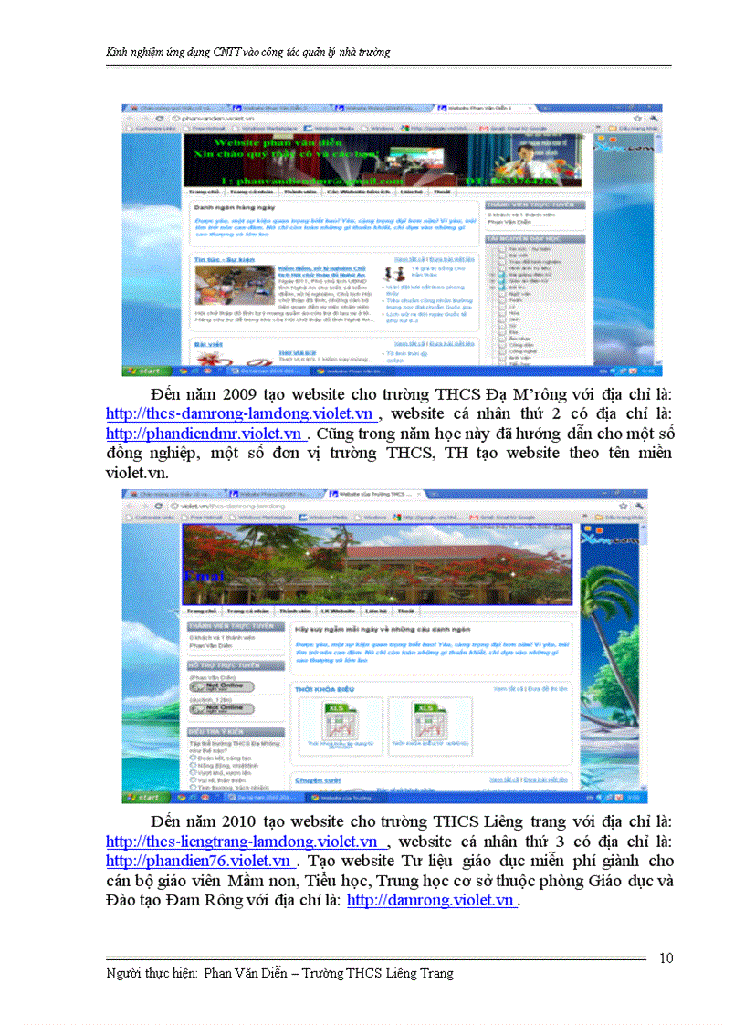 image for page Kinh nghiệm ứng dụng CNTT vào công tác quản lý nhà trường