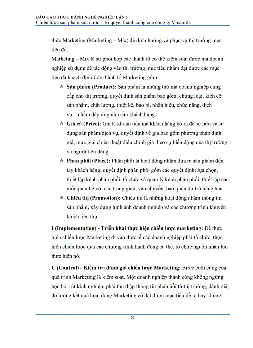 image for page Chiến lược sản phẩm của công ty cổ phầm sữa Việt Nam vinamilk