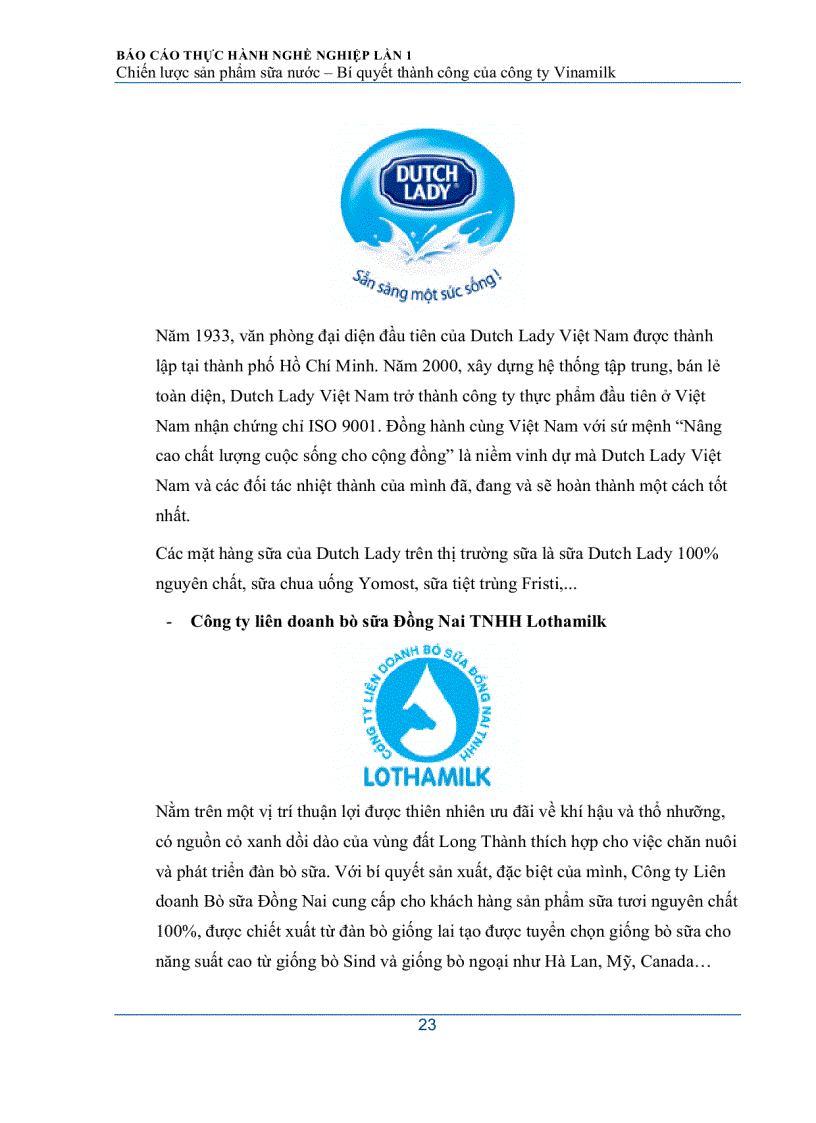 image for page Chiến lược sản phẩm của công ty cổ phầm sữa Việt Nam vinamilk