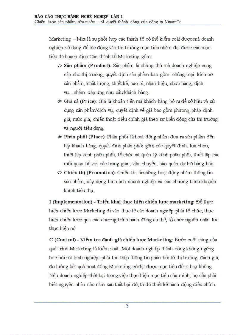 image for page Chiến lược sản phẩm của công ty cổ phầm sữa Việt Nam vinamilk