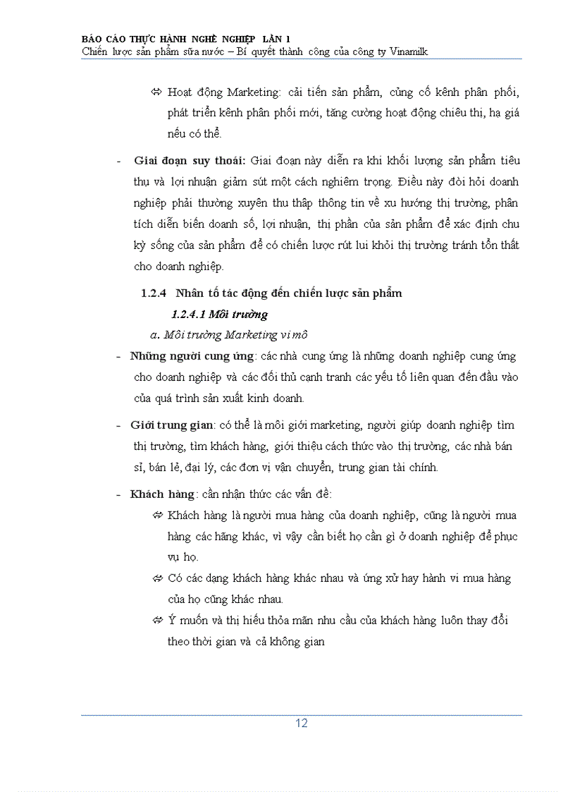 image for page Chiến lược sản phẩm của công ty cổ phầm sữa Việt Nam vinamilk