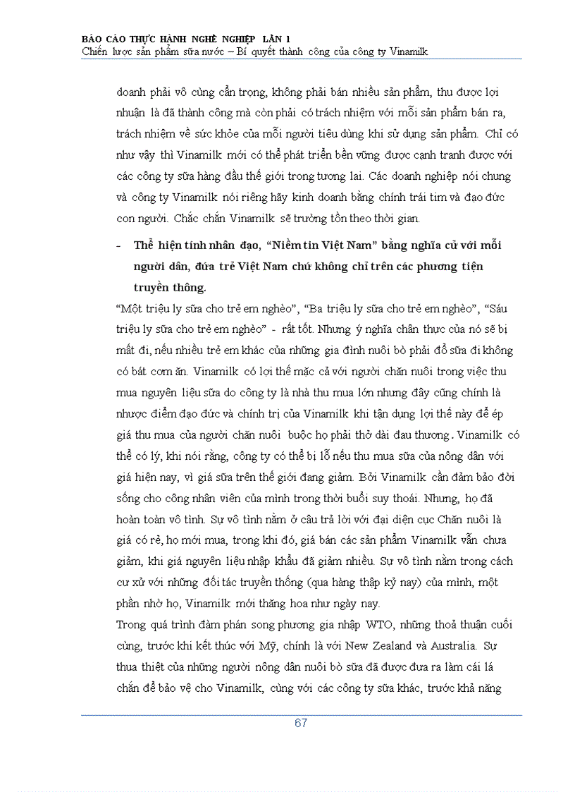 image for page Chiến lược sản phẩm của công ty cổ phầm sữa Việt Nam vinamilk