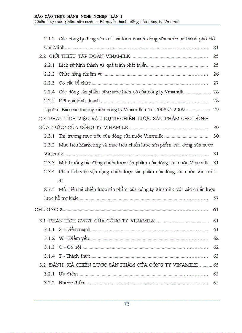 image for page Chiến lược sản phẩm của công ty cổ phầm sữa Việt Nam vinamilk