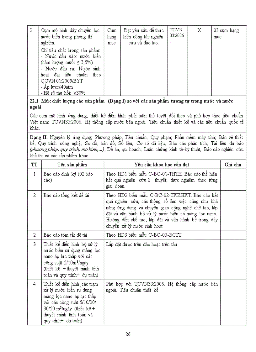 image for page Nghiên cứu ứng dụng màng lọc nano trong công nghệ xử lý nước biển áp lực thấp thành nước sinh hoạt cho các vùng ven biển và hải đảo Việt Nam