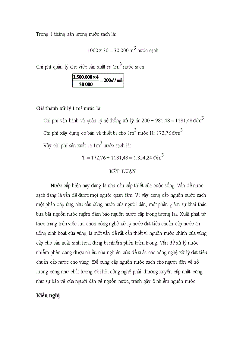 image for page Tính toán thiết kế hệ thống xử lý nước nhiễm phèn khu vực đồng bằng sông cửu long công suất 1000m3 ngày đêm