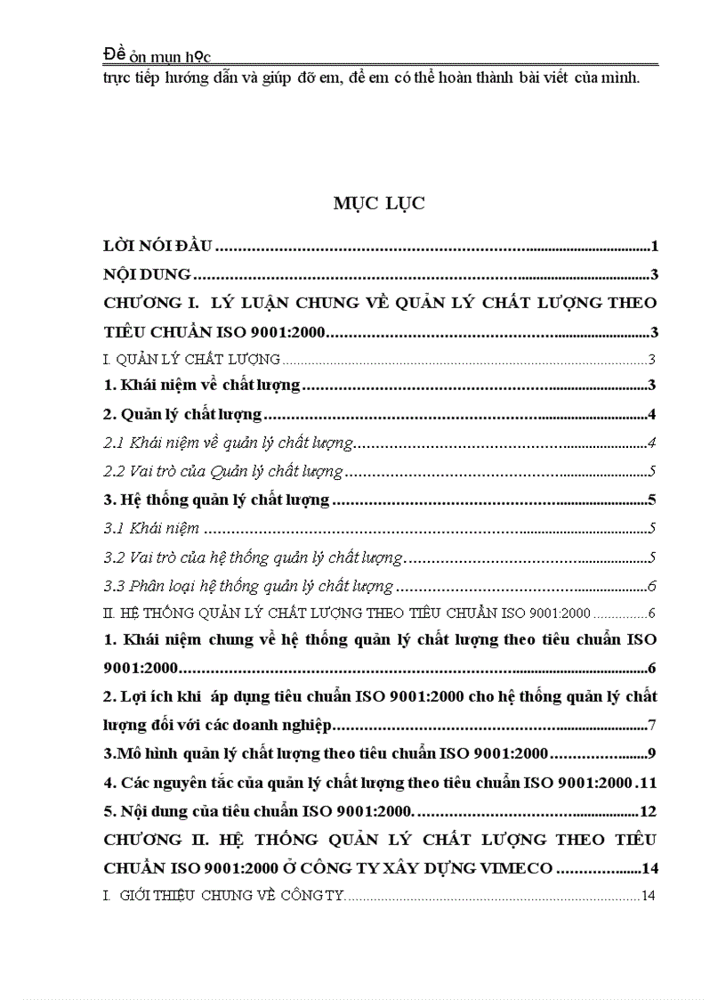 image for page Hệ thống quản lý chất lượng theo tiêu chuẩn iso 9001 2000 ở công ty xây dựng Vimeco