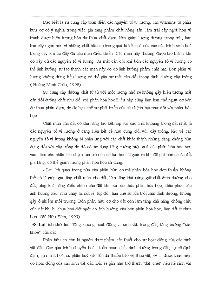 image for page Ảnh hưởng của việc bón phân hữu cơ lên năng suất và tính chất vật lý của đất trồng dưa hấu dưa lê ở phường Long Tuyền quận Bình Thuỷ thành phố Cần Thơ