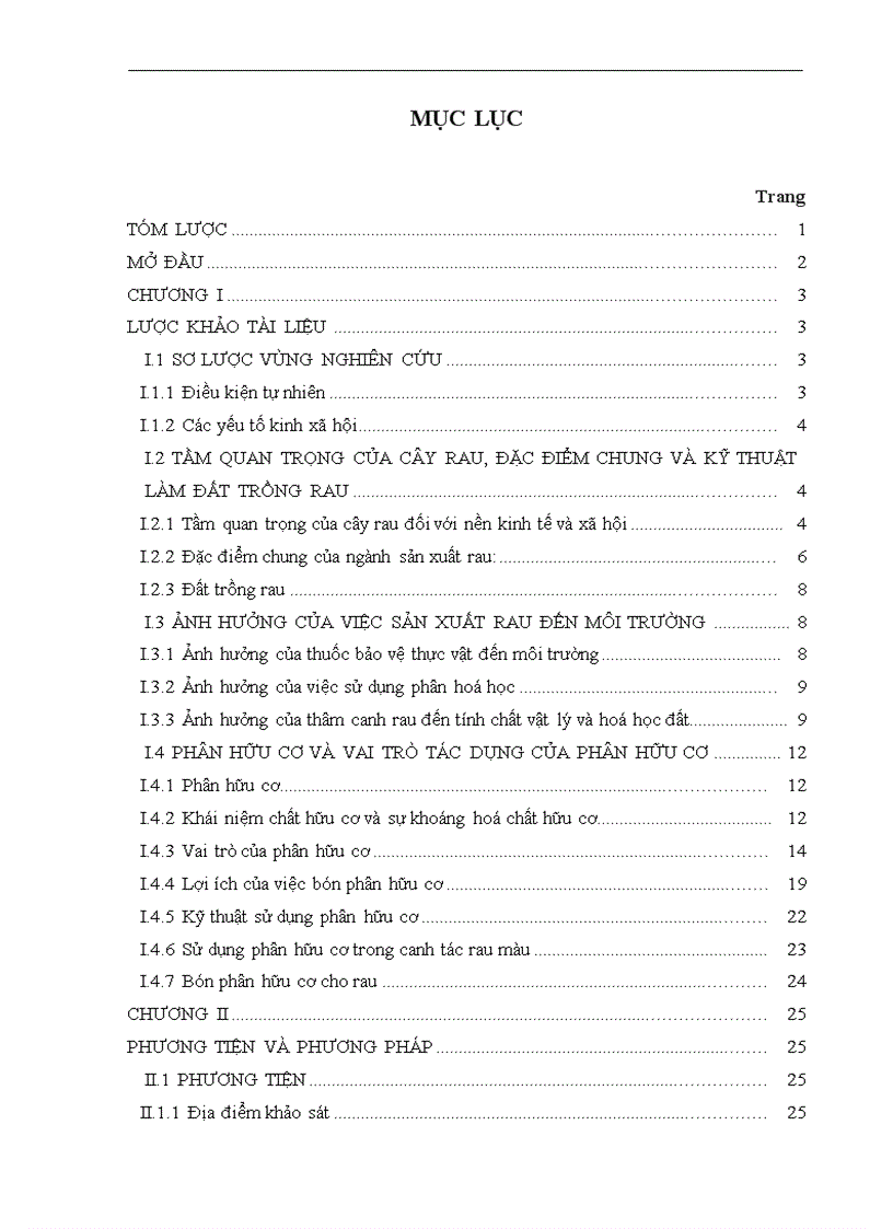 image for page Ảnh hưởng của việc bón phân hữu cơ lên năng suất và tính chất vật lý của đất trồng dưa hấu dưa lê ở phường Long Tuyền quận Bình Thuỷ thành phố Cần Thơ