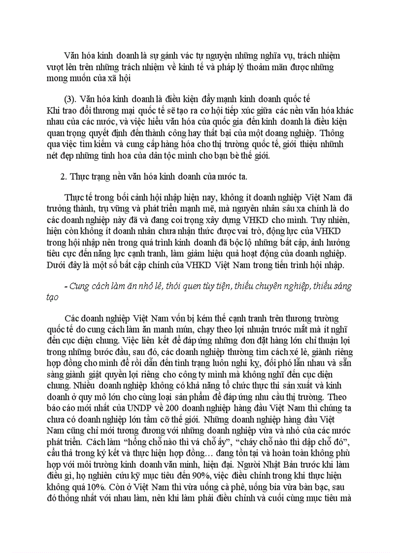 image for page Đê ta i Vận dụng quan điểm của Đảng về việc xây dựng nền văn hóa tiên tiến đậm đà bản sắc dân tộc trong việc xây dựng nền văn hóa kinh doanh ở nước ta hiện nay