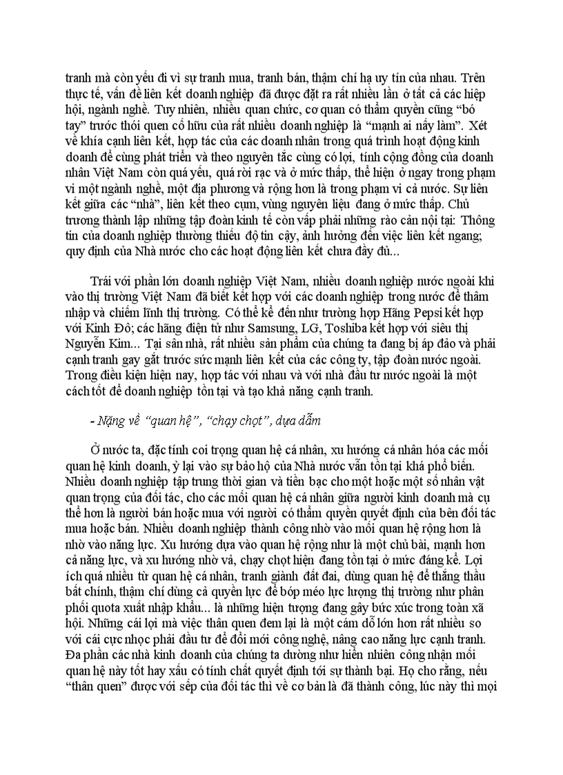 image for page Đê ta i Vận dụng quan điểm của Đảng về việc xây dựng nền văn hóa tiên tiến đậm đà bản sắc dân tộc trong việc xây dựng nền văn hóa kinh doanh ở nước ta hiện nay