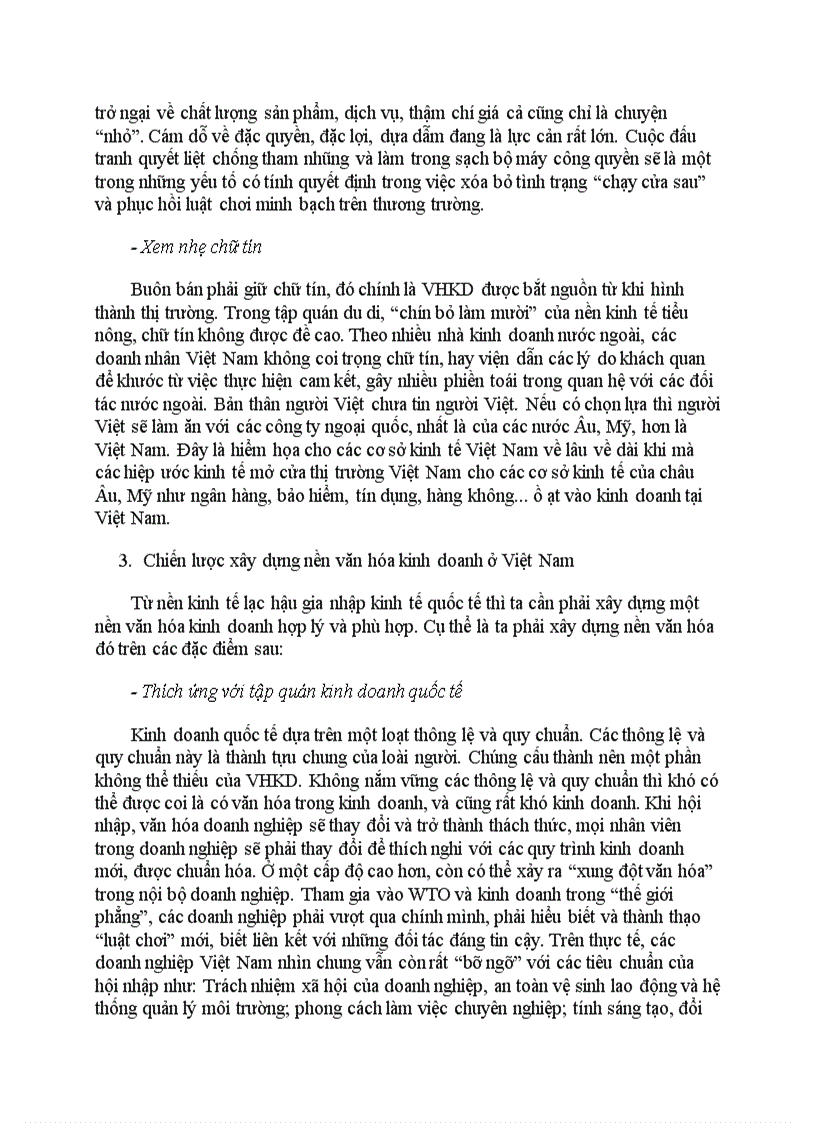 image for page Đê ta i Vận dụng quan điểm của Đảng về việc xây dựng nền văn hóa tiên tiến đậm đà bản sắc dân tộc trong việc xây dựng nền văn hóa kinh doanh ở nước ta hiện nay