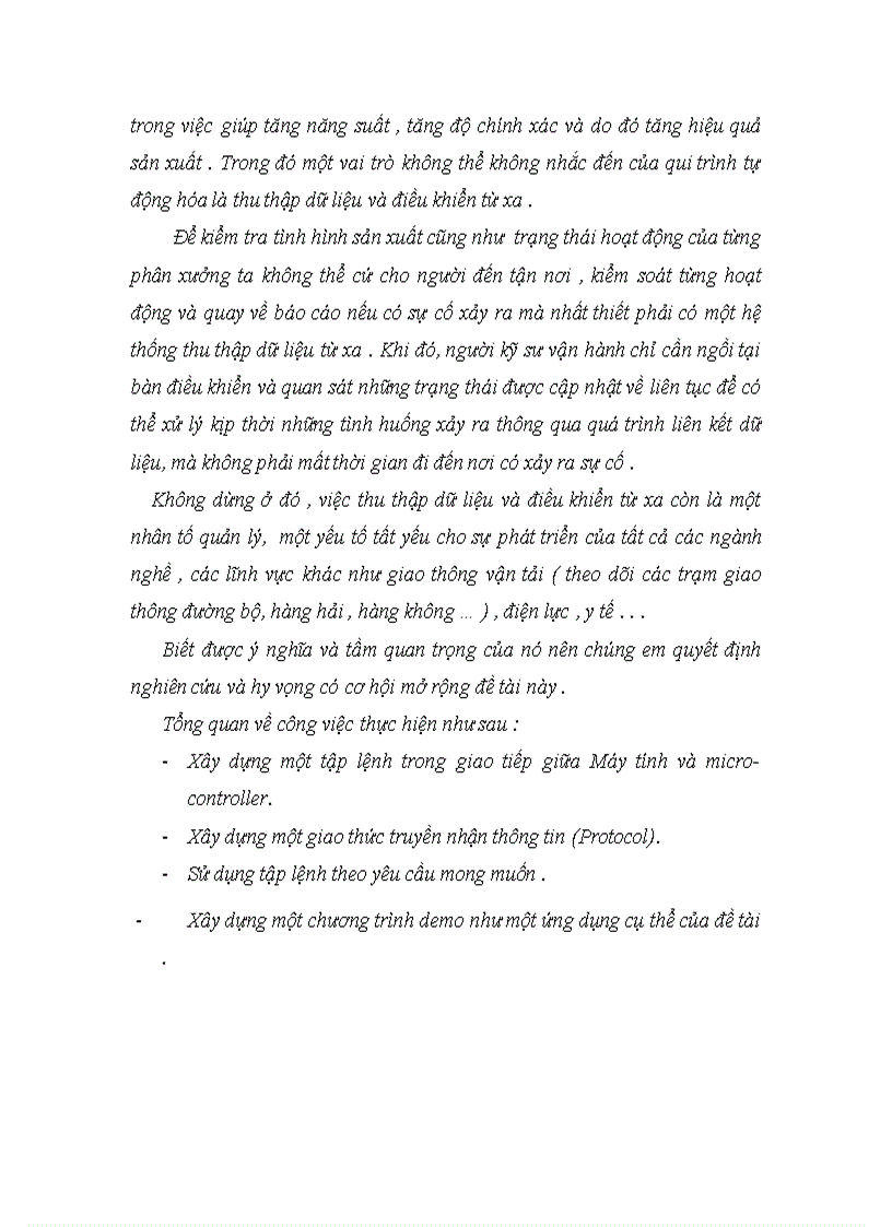 image for page Giao tiếp PC và vi xử lý trong hệ thống SCADA
