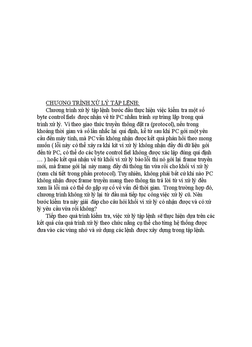 image for page Giao tiếp PC và vi xử lý trong hệ thống SCADA