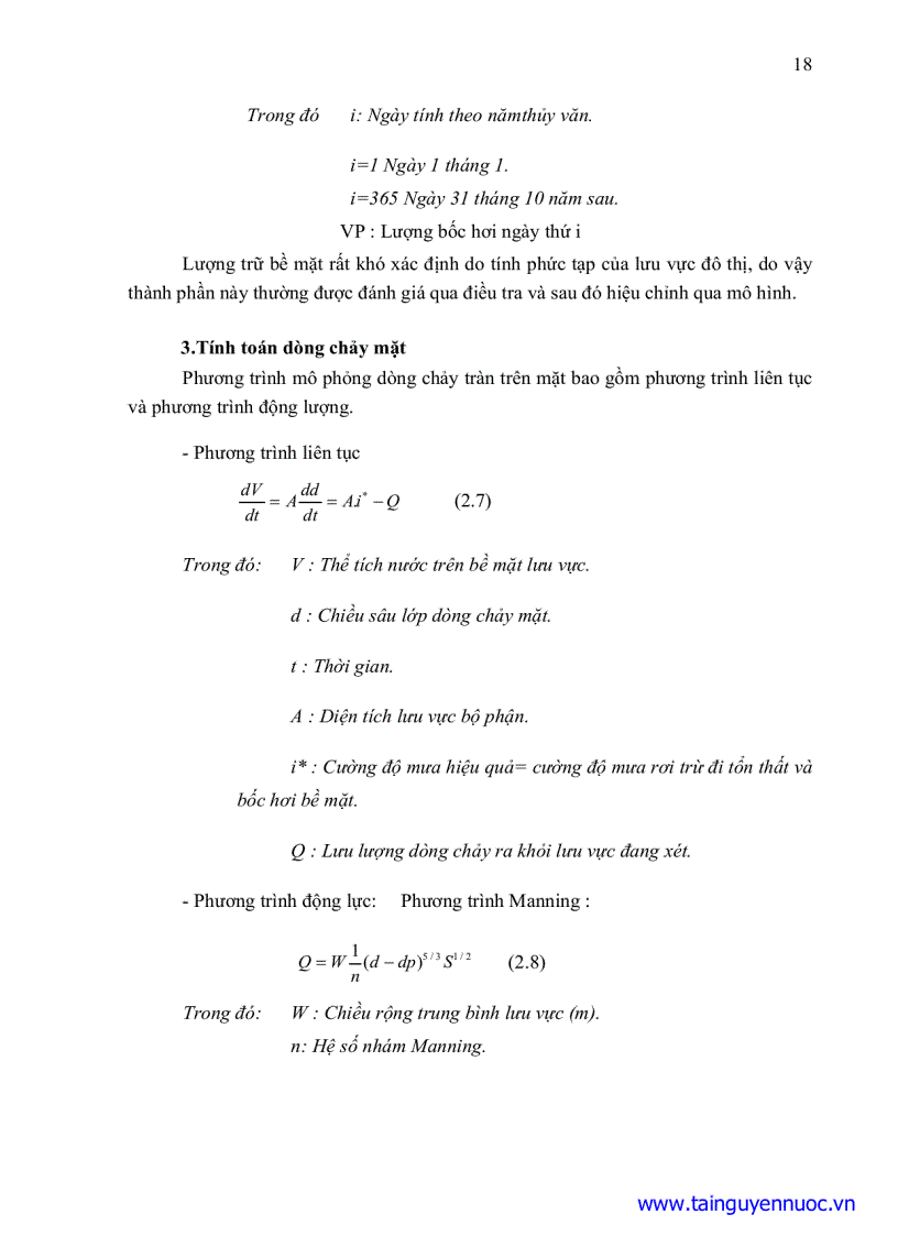 image for page Ứng dụng phần mềm SWMM tính toán thoát nước mưa nước thải cho khu tái định cư xã Vĩnh Lộc B huyện Bình Chánh TPHCM